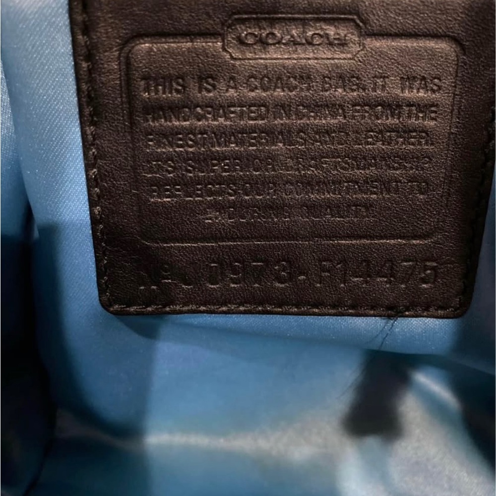 Coach Black and Cream Baby Bag with Signature Monogram - Picture 3 of 3